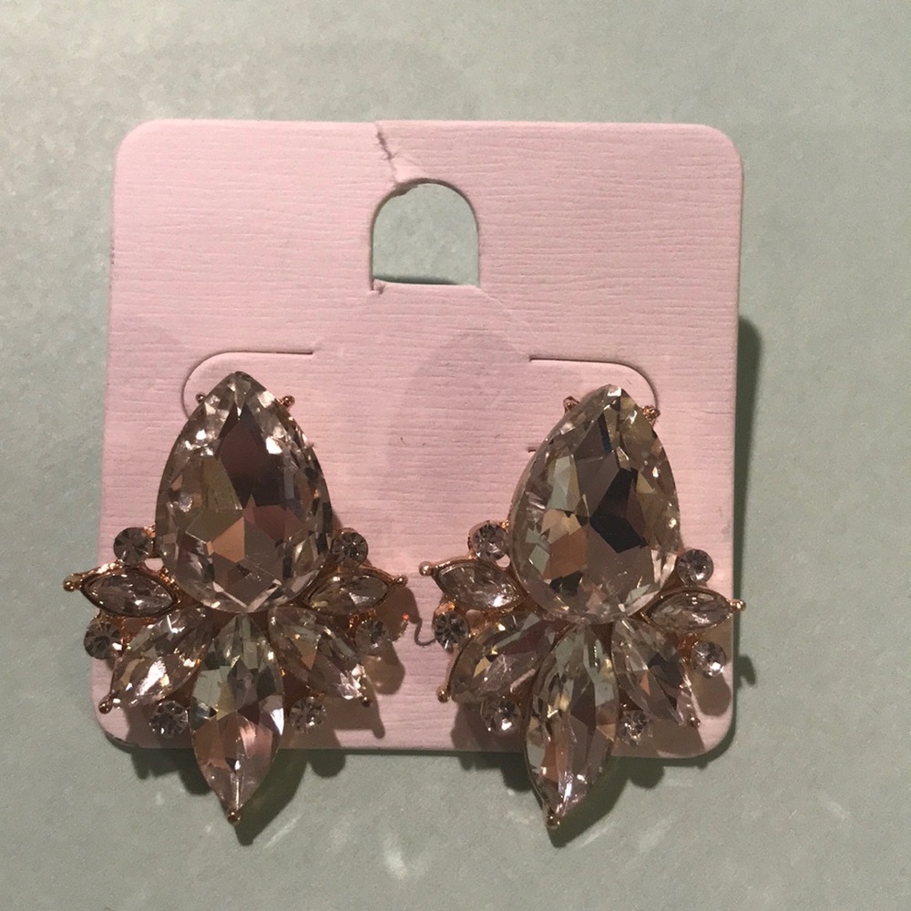 Sparkly “Girly” Stud Earrings